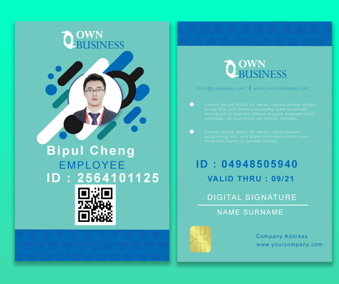 Do University Business Id Card Design Within 5 Hours By Irrfan582 Fiverr