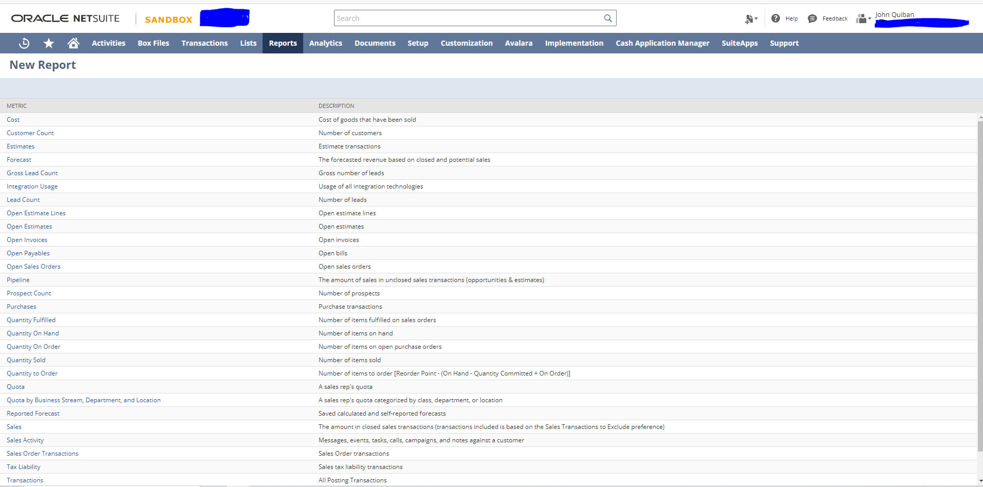 netsuite report builder