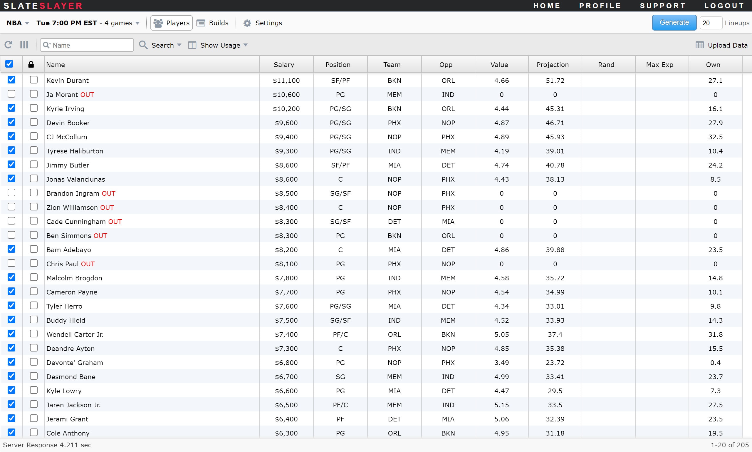 Introducing SportsLine's Daily Fantasy Lineup Builder 