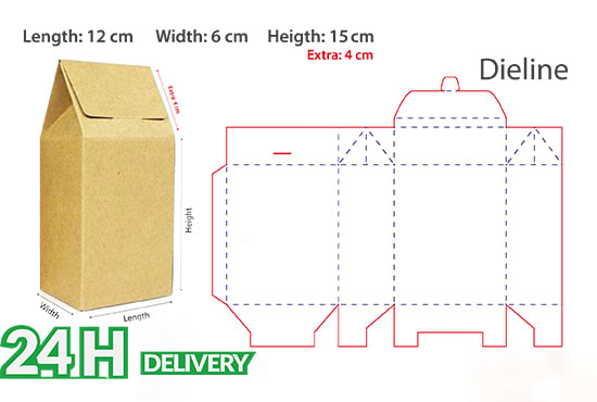 Make Custom Blank White Dieline Template For Box Packaging By Nayemhossain25 Fiverr