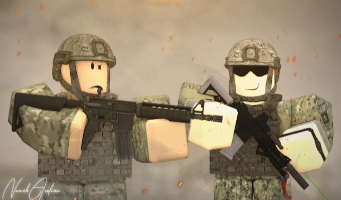 Make You A Advanced Roblox Gfx Art By Noochavelino Fiverr - roblox military groups