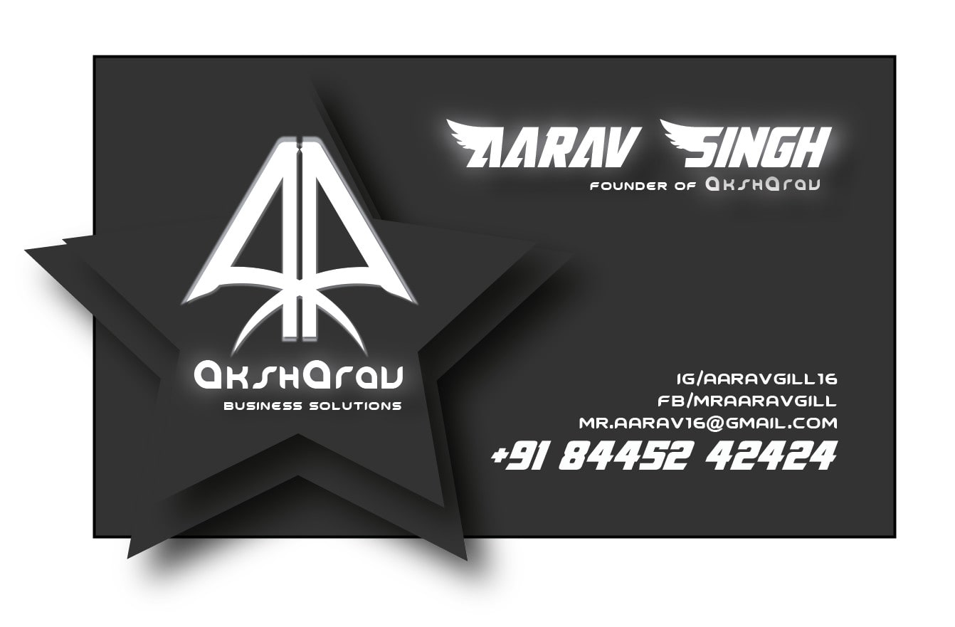 Professional 3d Look Business Cards Design By Aksh Arav Fiverr