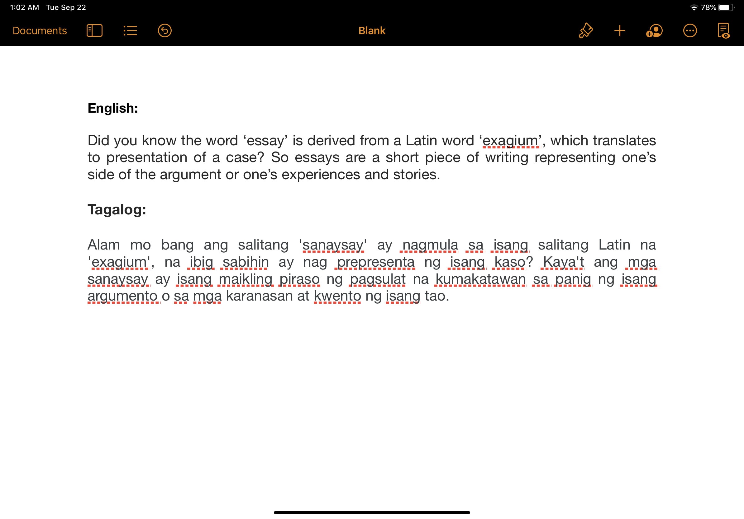 Translation tagalog grammar to english FREE Tagalog