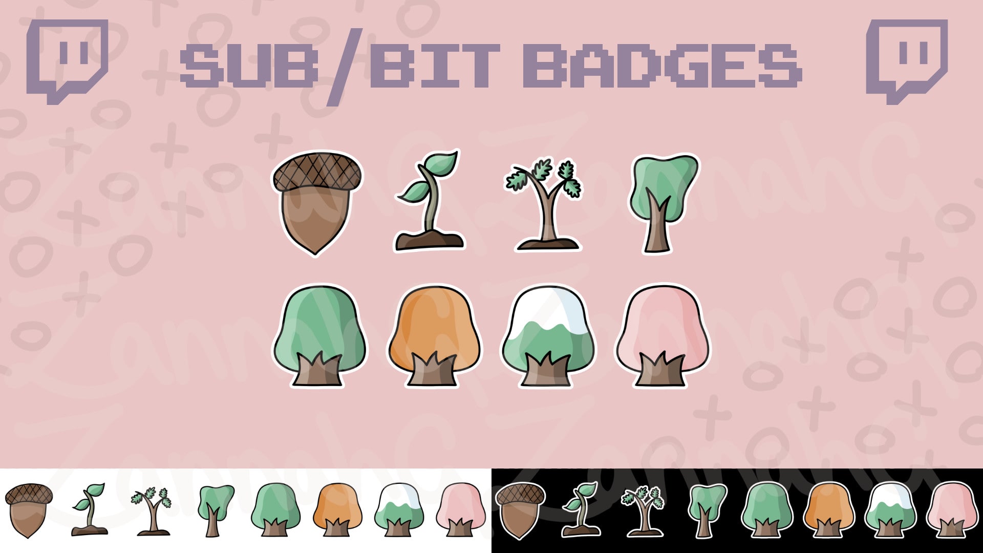 Create Your Twitch Sub Or Bit Badges By Zannahg Fiverr