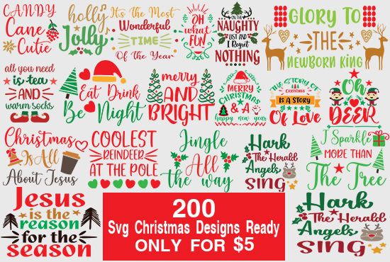 Download Deliver Attractive 200 Ugly Christmas Svg Design Bundles In 1 Hours By Adobein Design Fiverr