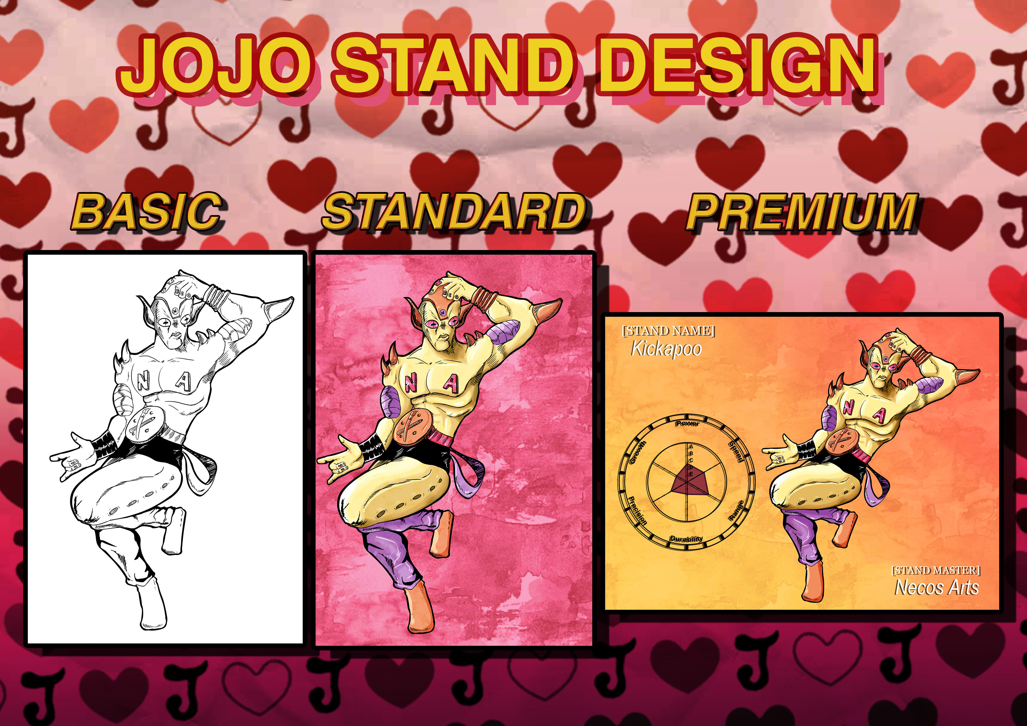 Draw your jojo bizarre adventure stand by Necosarts