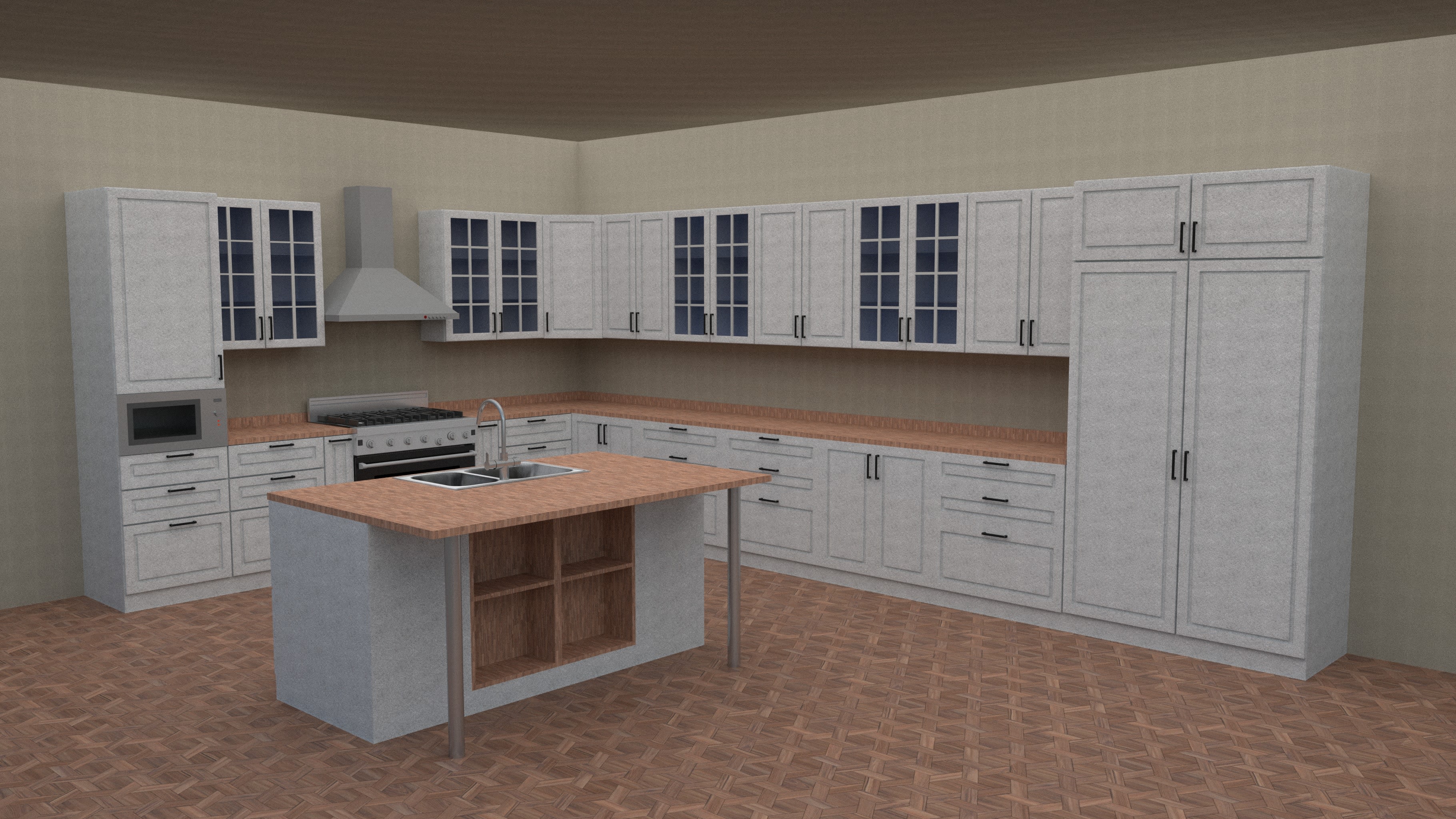Google Sketchup Kitchen Matttroy