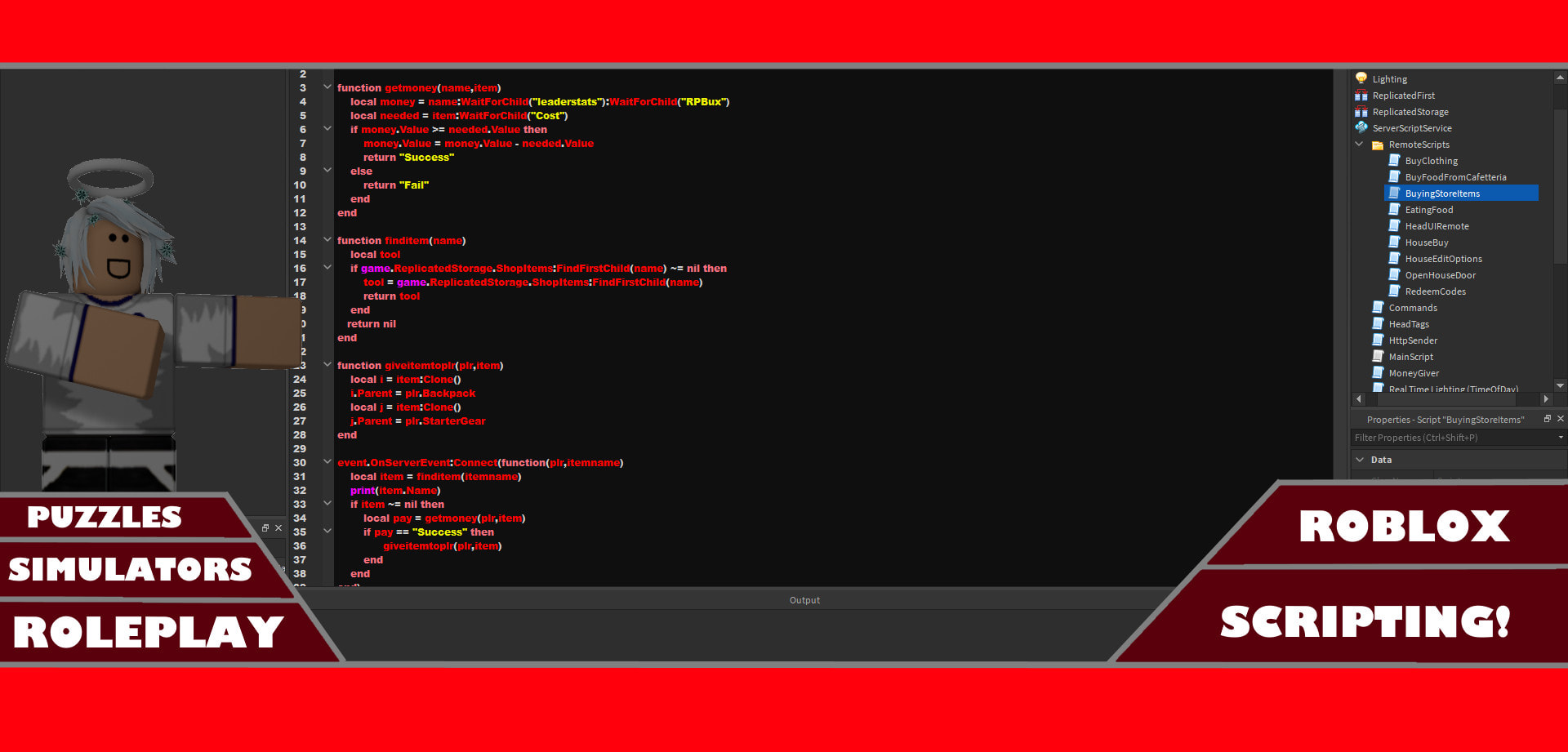 Script Anything You Need In Roblox Studio By Darktiex - how to open the roblox developer console