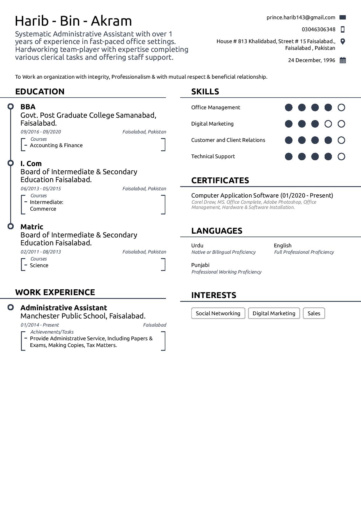 Easy Steps To resume writing Of Your Dreams