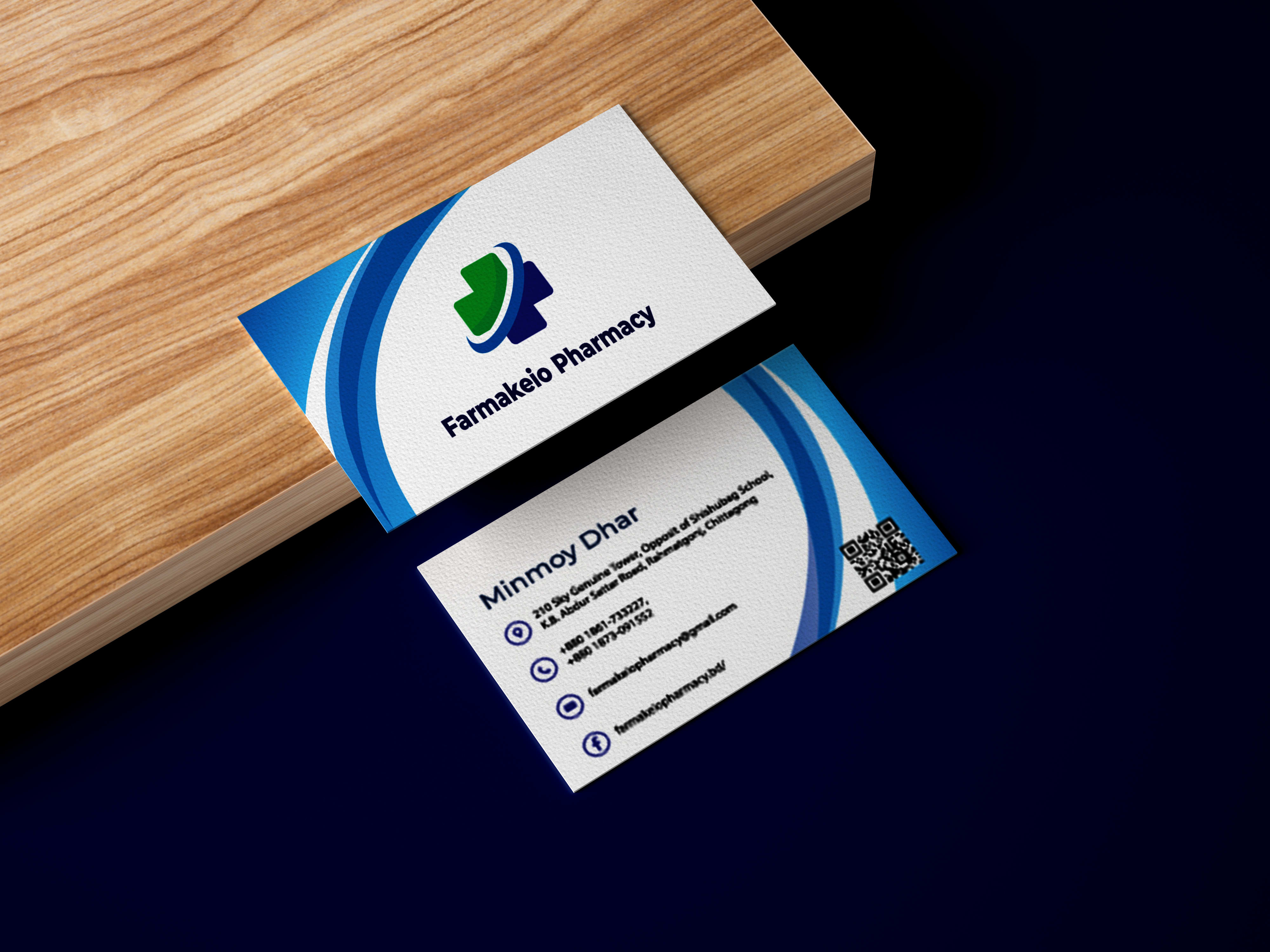 Business Card Design For Fiverr Client