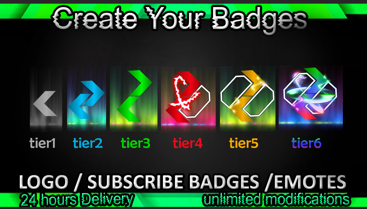 Twitch sub/bit badges // Crystal gem stones