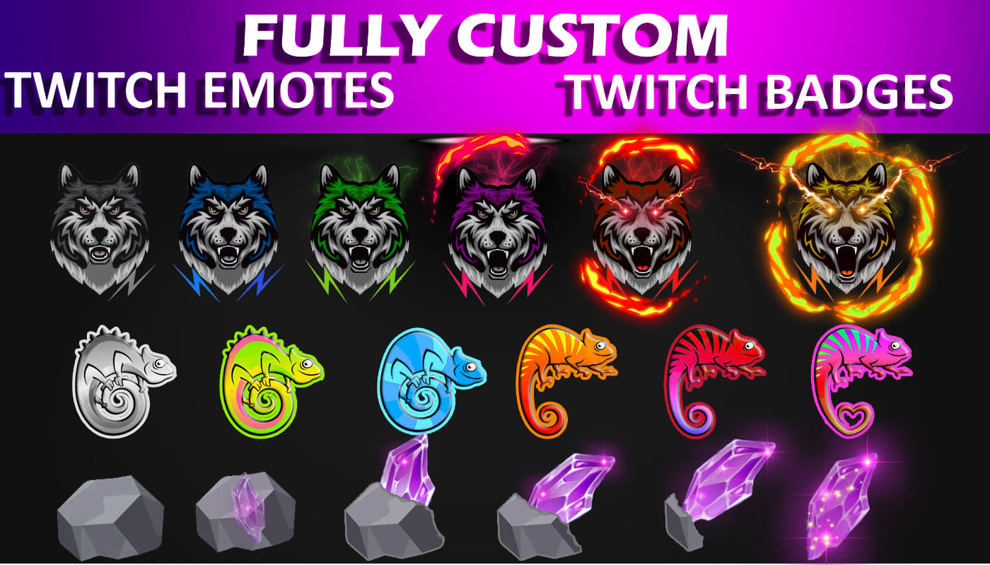 Create awesome custom twitch sub badges bit badge twitch emotes by