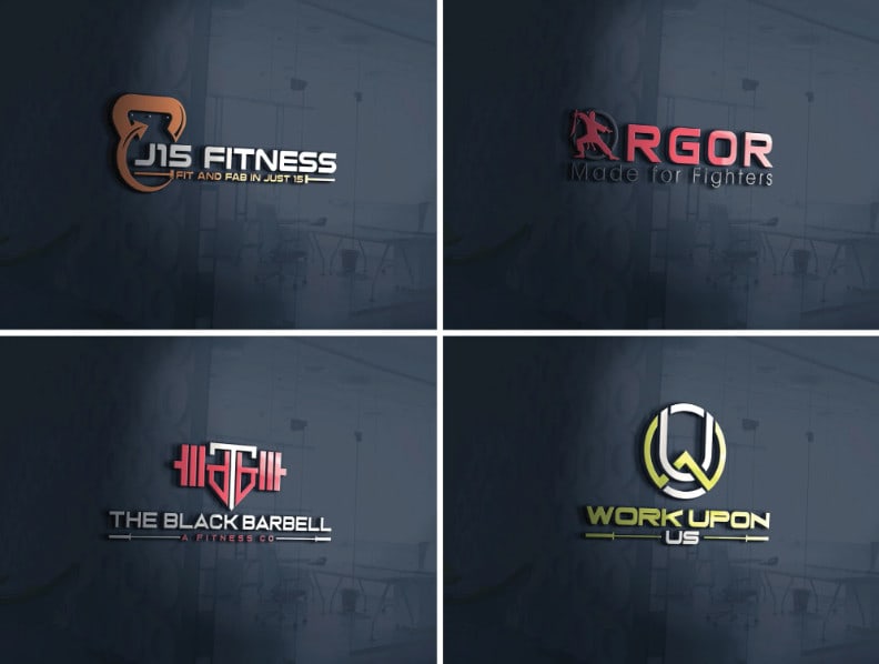 Design gym, warrior, fitness , sports and business logo by Usa_brand