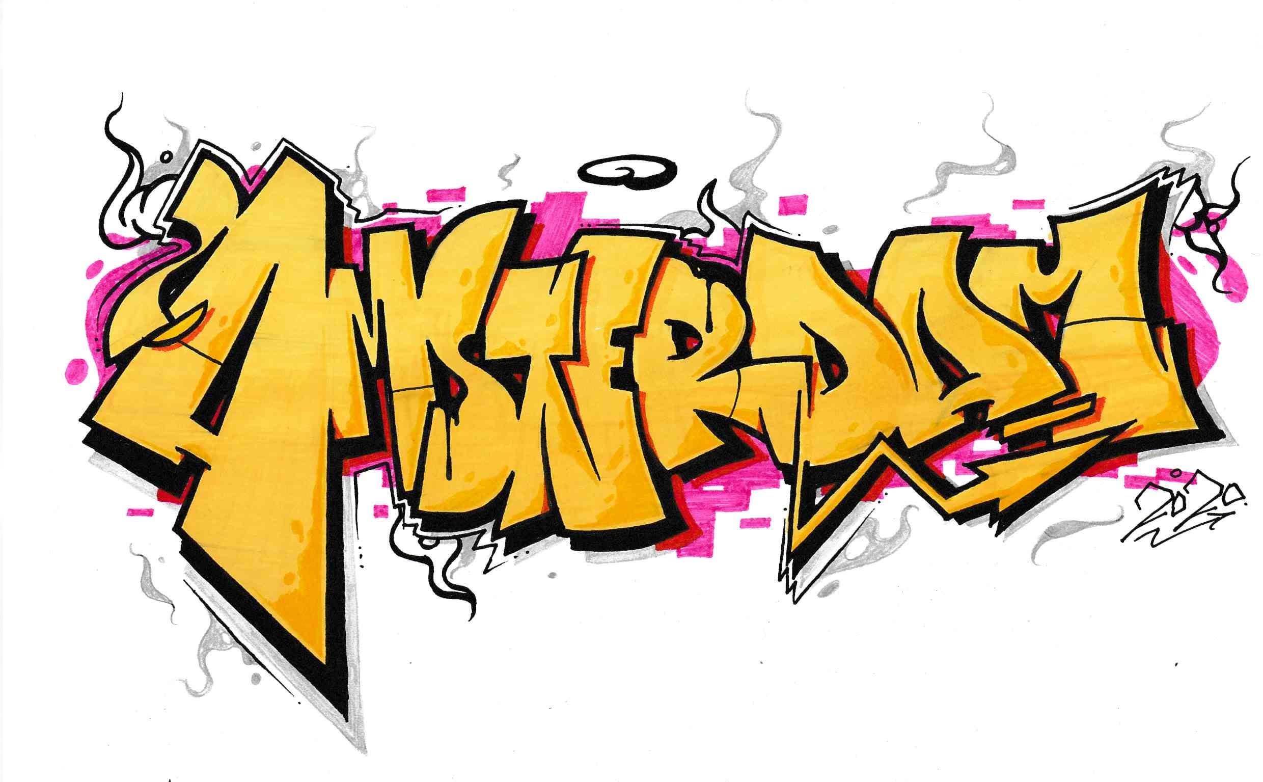 Write your name in graffiti letters by Crackoe  Fiverr