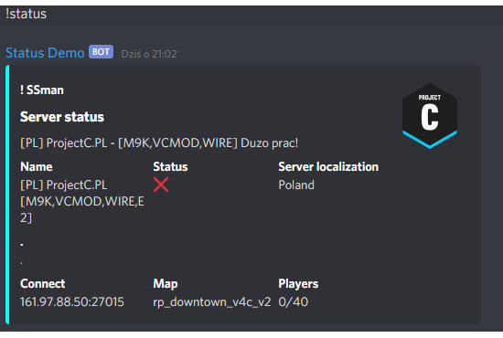 Discord Game Server Bot