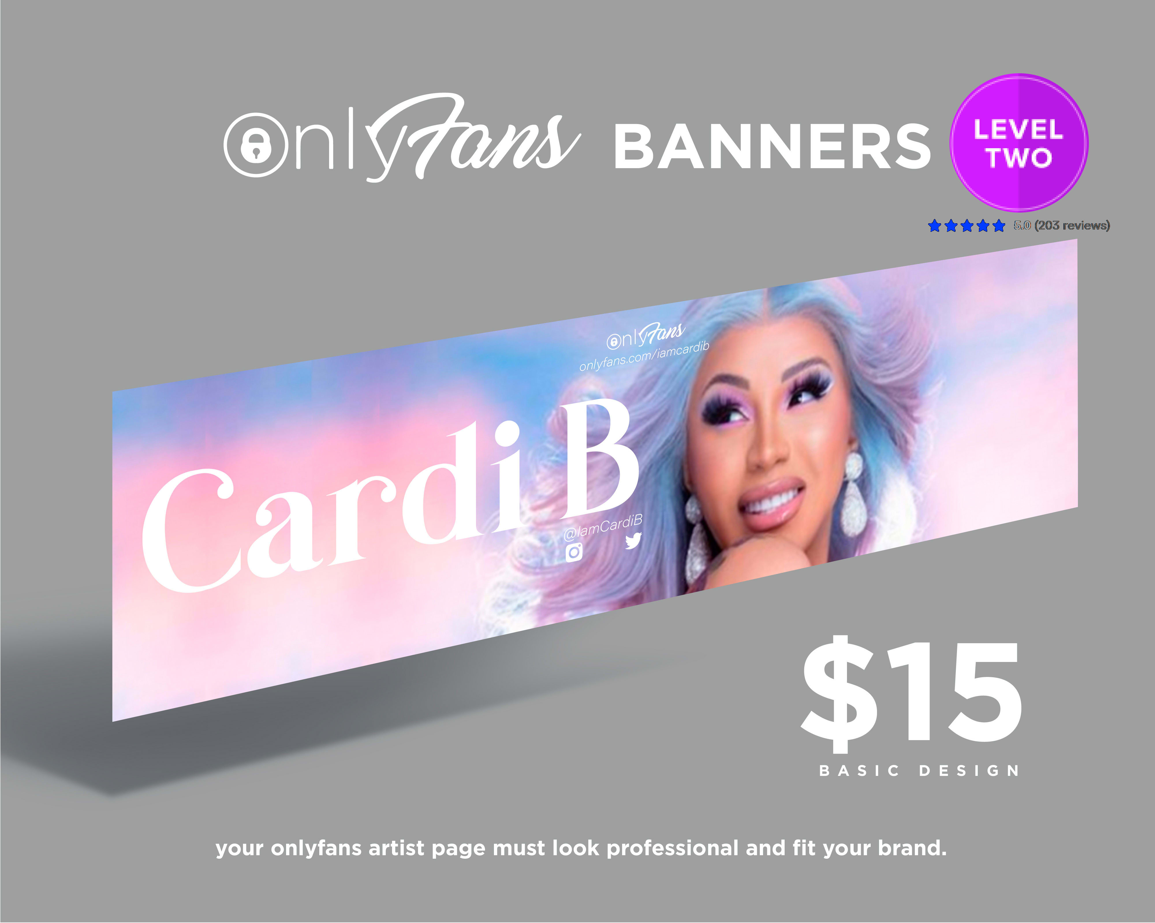 Banner size onlyfans How to
