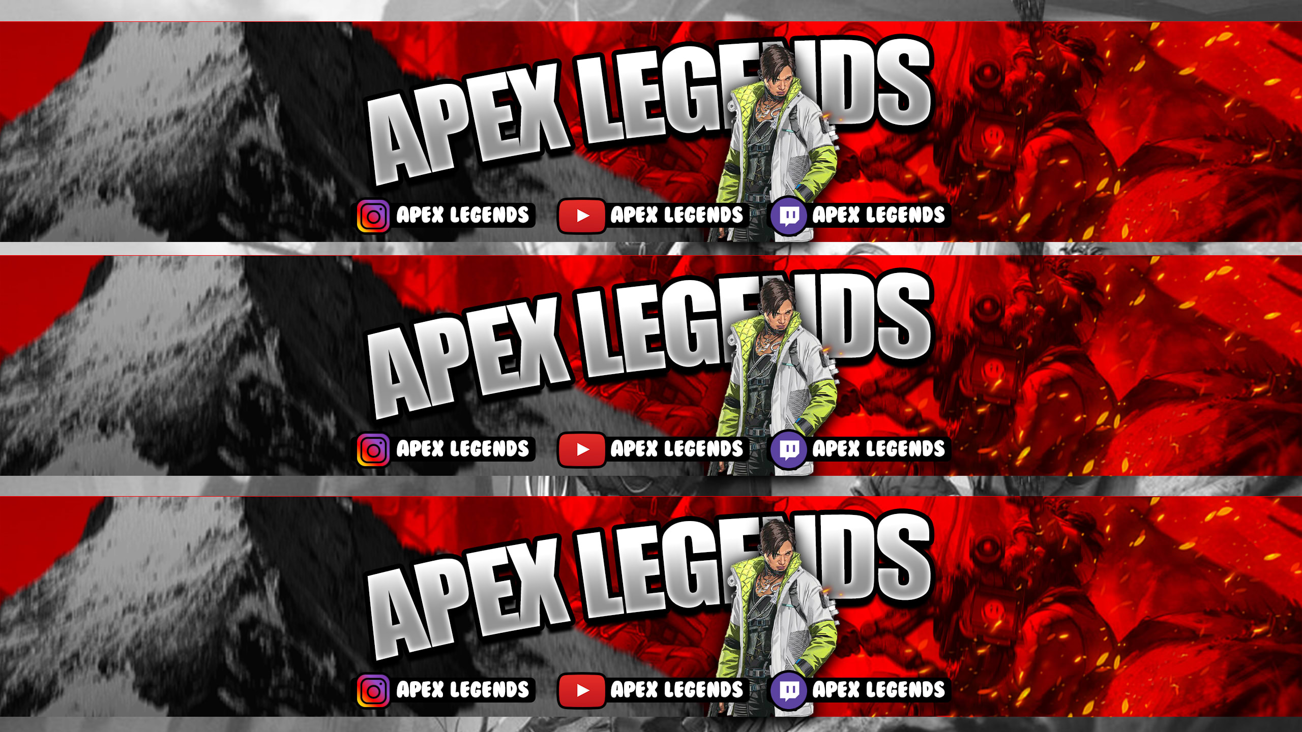 Make Banner Youtube Gaming Apex Legends With Photoshop By Baynotbazzy Fiverr