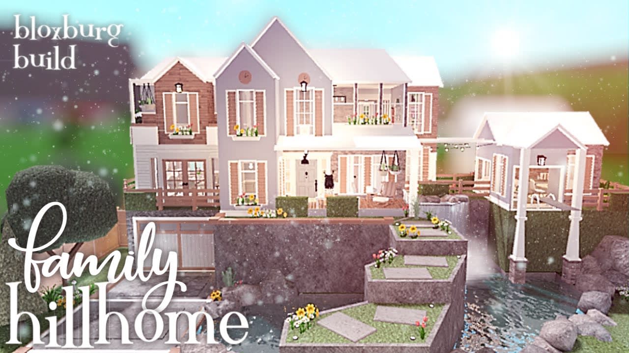 Custom Roblox Bloxburg House Build! ✨Aesthetic Family Home✨