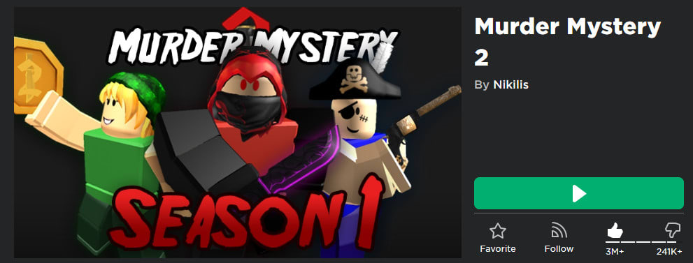 Play roblox murder mystery 2 with you by Coolgamingkid