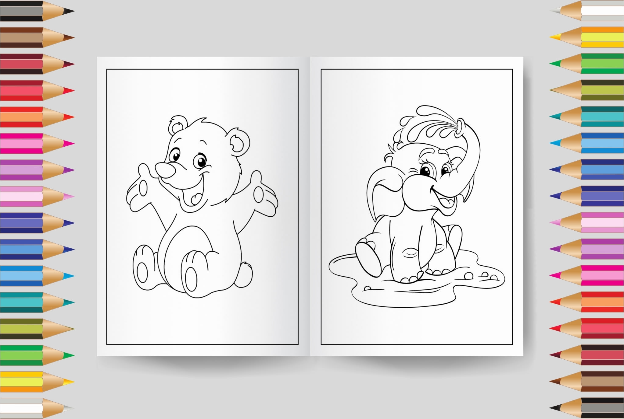 Make kids coloring book interior for your kdp books by Iaml20mon ...
