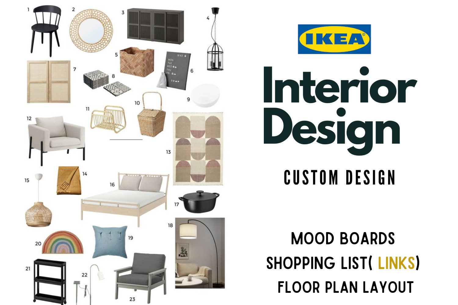 Citaat Lui Stier Give a professional interior decor design plan with ikea by Ambertahir |  Fiverr