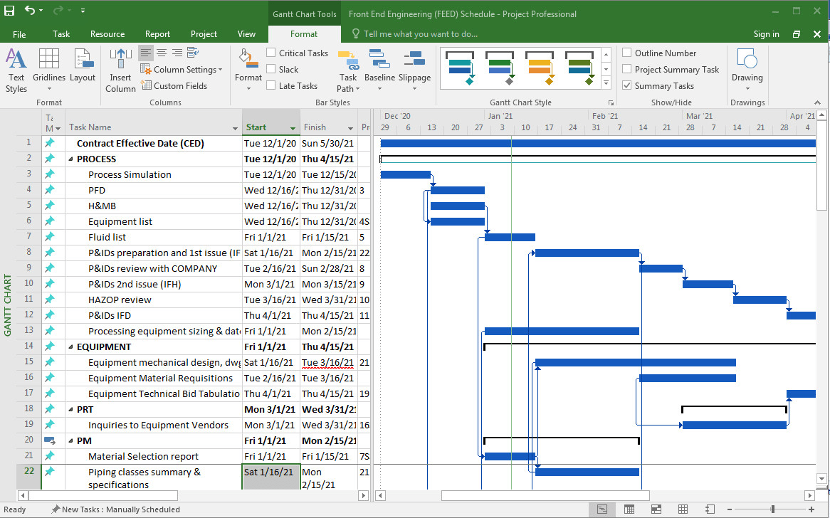 Диаграмма ганта microsoft project