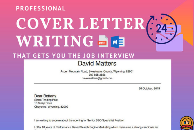 Write Cover Letters That Gets You The Job Interview By Flobiz Fiverr