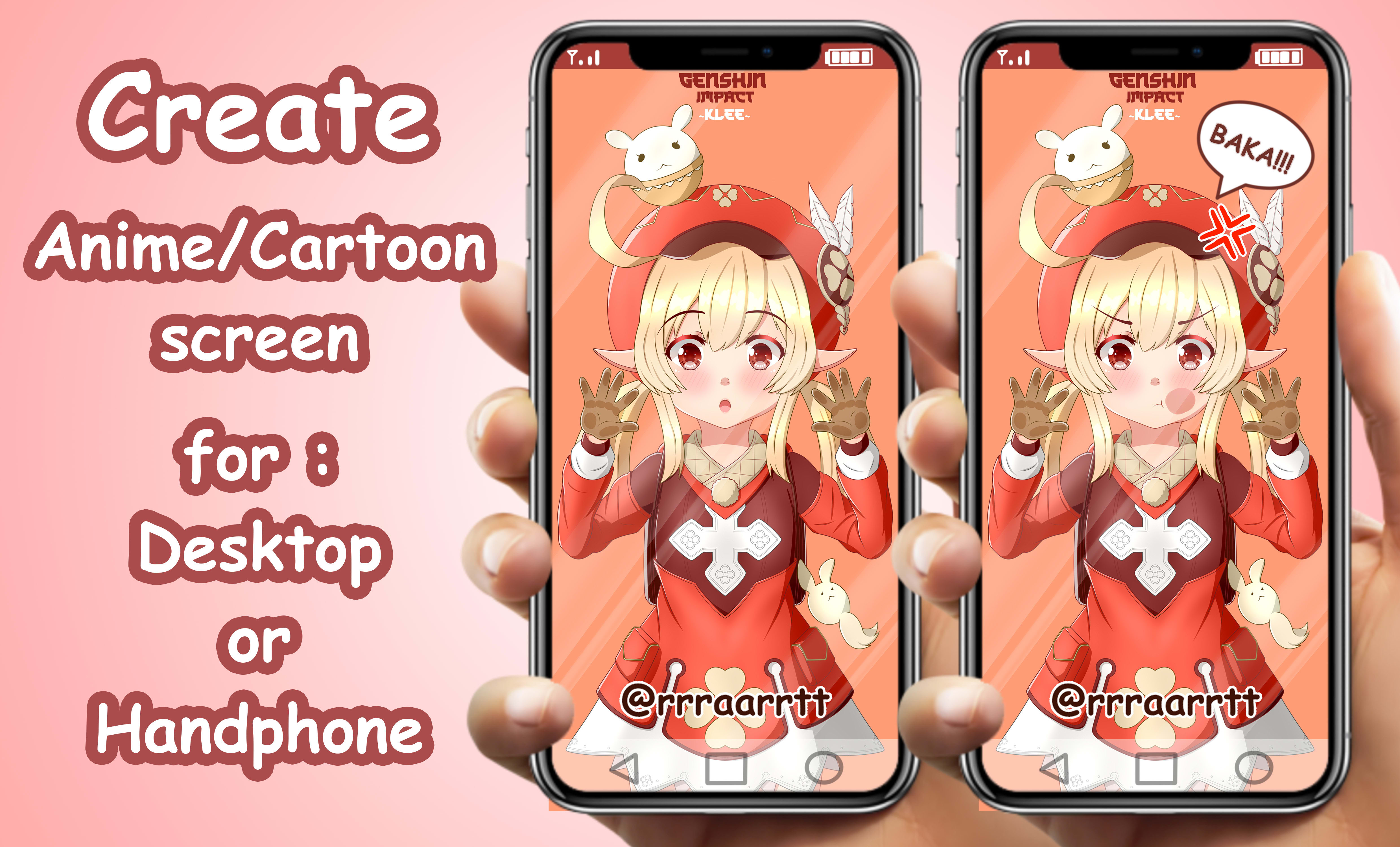 Create Anime Or Cartoon Wallpaper For Desktop And Handphone By Rrraarrtt Fiverr