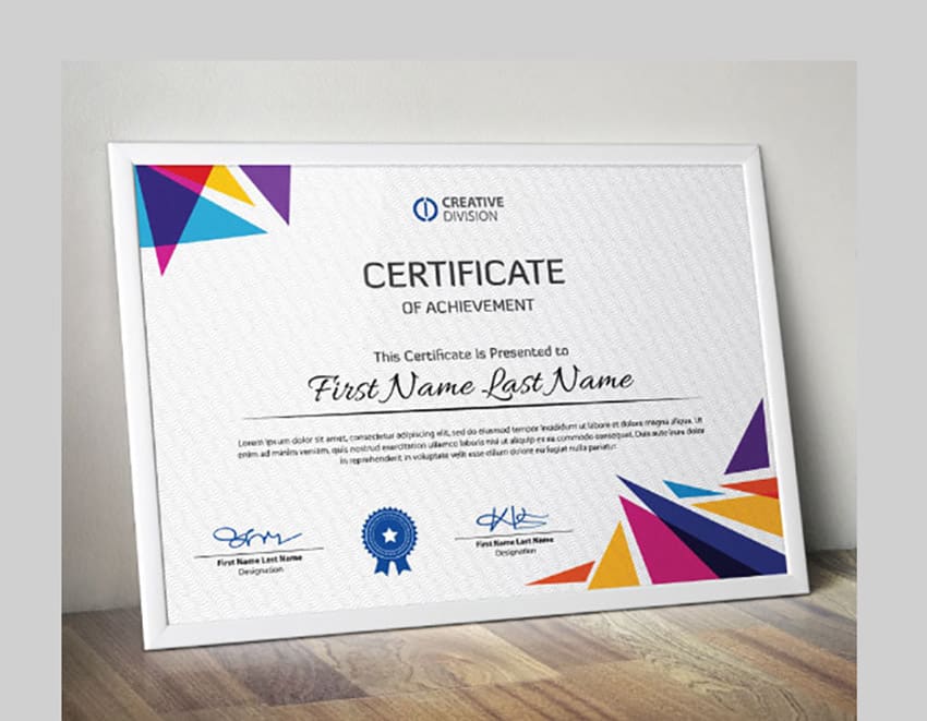 creative certificate design creative certificate design
