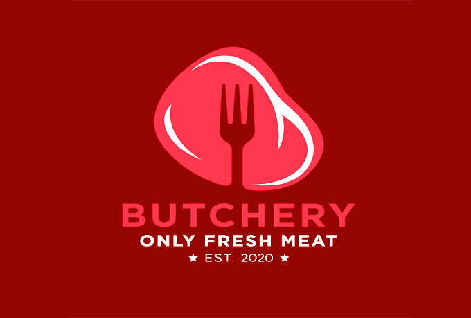 Let's Meat Logo and Visual Identity Design Concept - World Brand Design  Society