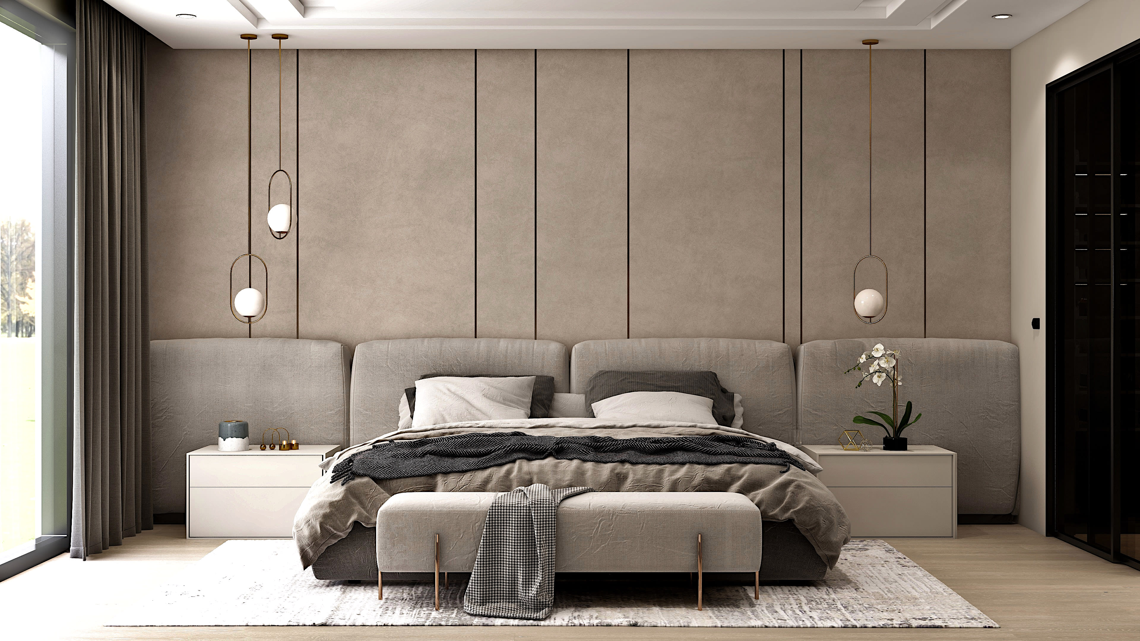Do bedroom interior design and architectural 3d rendering by 