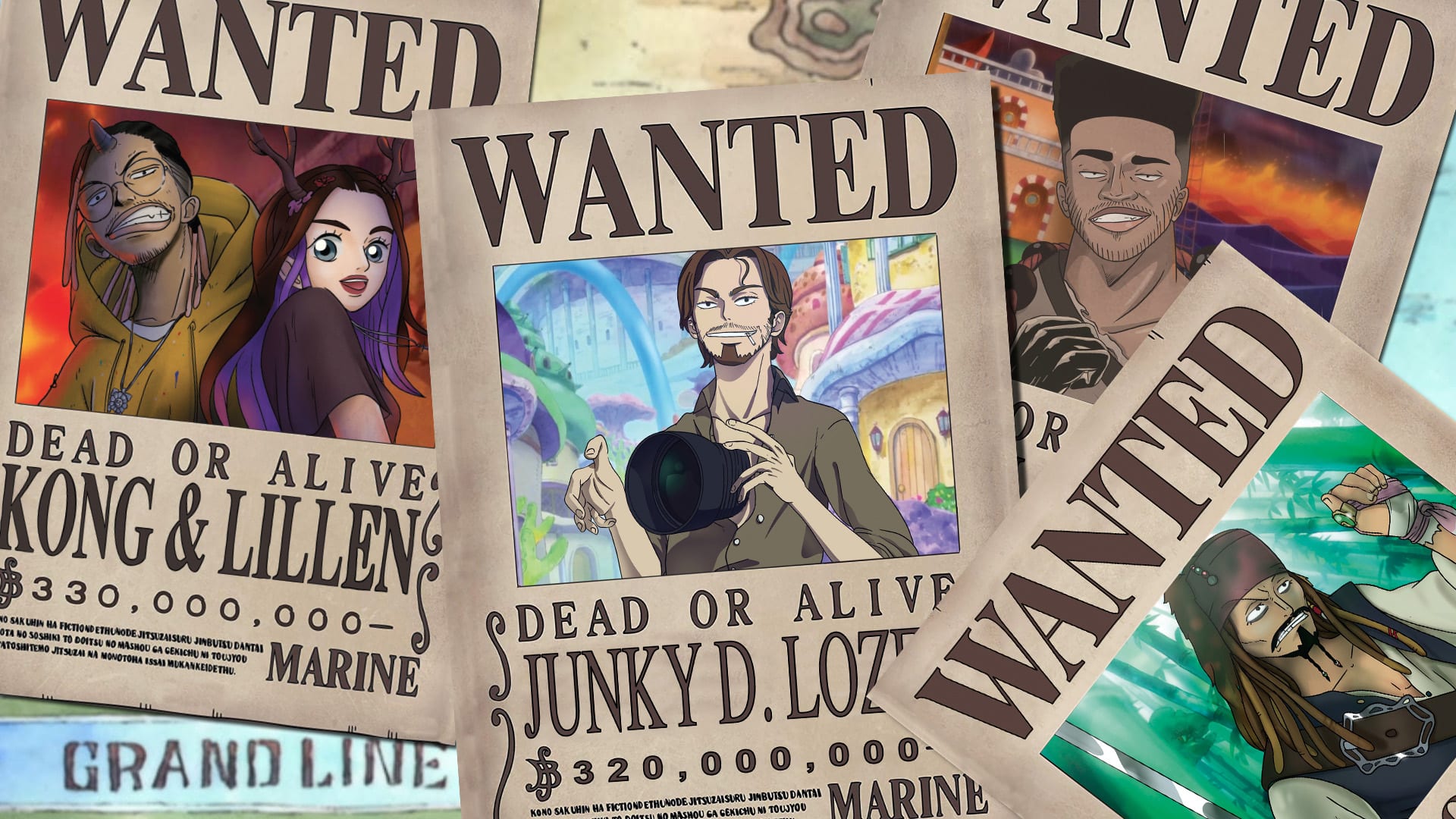 SHANKS bounty wanted poster one piece Jigsaw Puzzle by Shiro Vexel