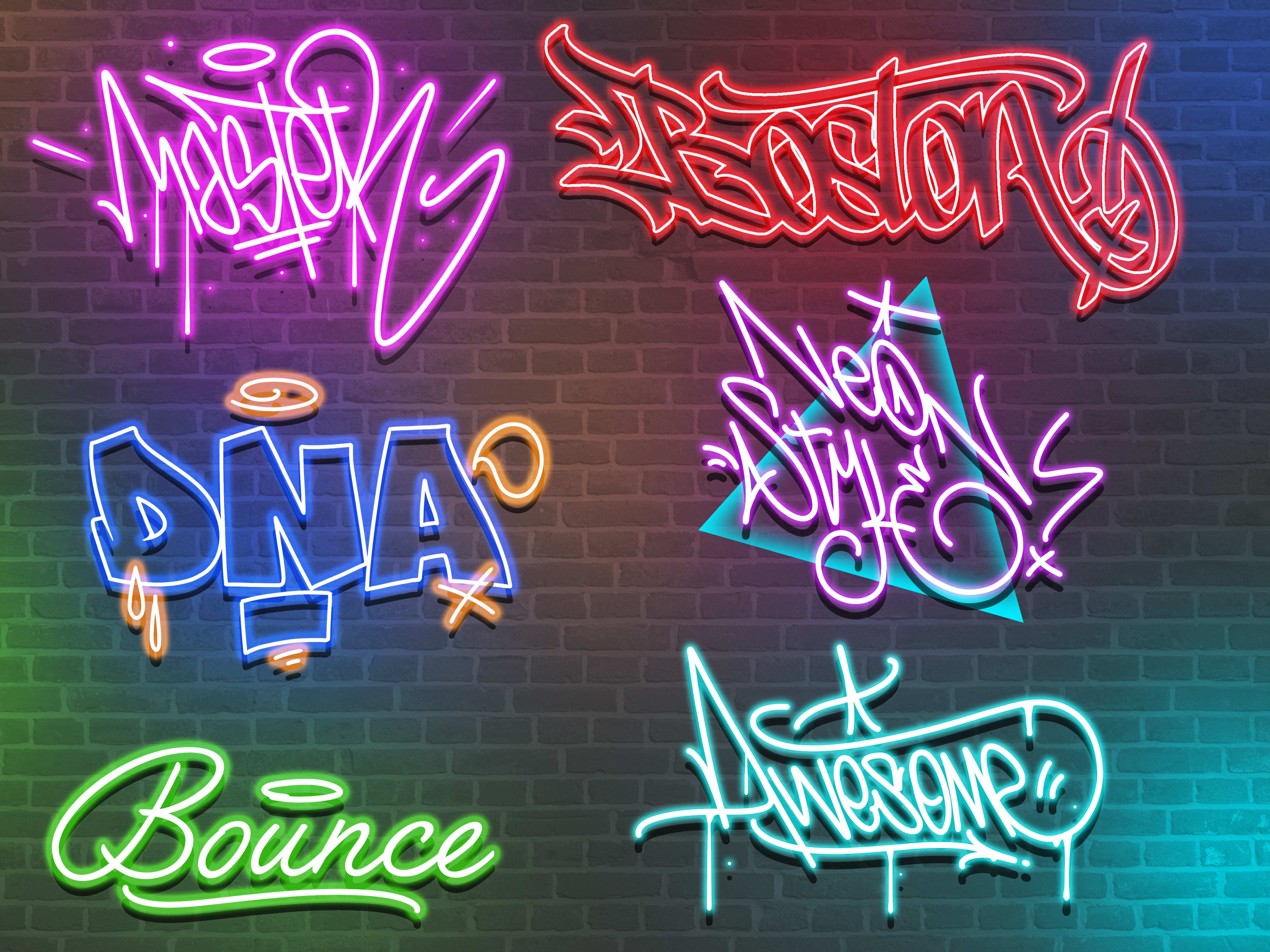 How to Create Neon Graffiti Nail Art - wide 4