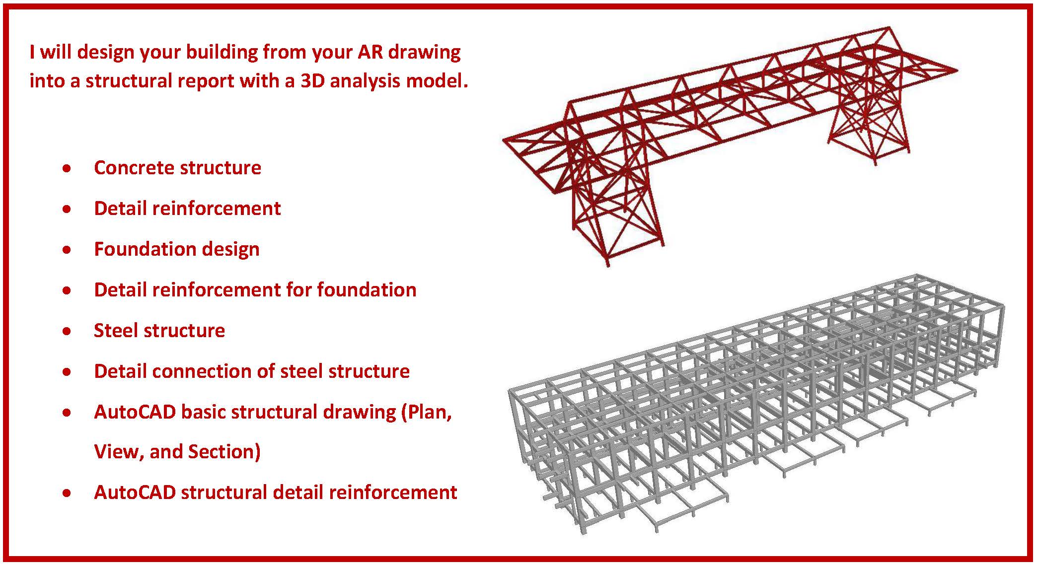autocad structural detailing concrete