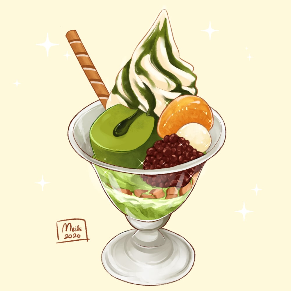 Draw anime food and beverage illustration by Meikitefuka | Fiverr