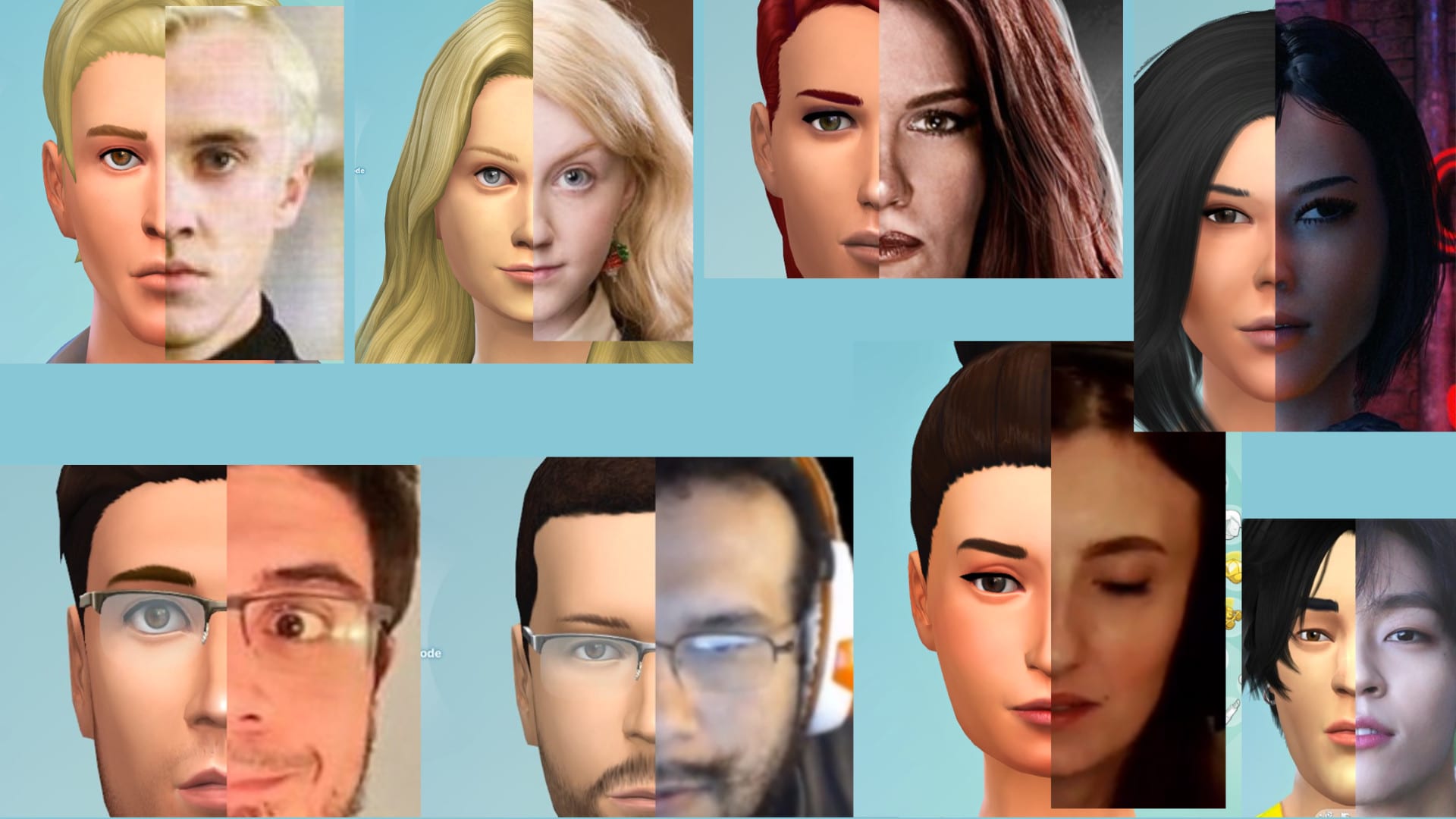 how can i make my sims' faces as distinct from each other as possible? idk  why but they all look similar to me : r/Sims4