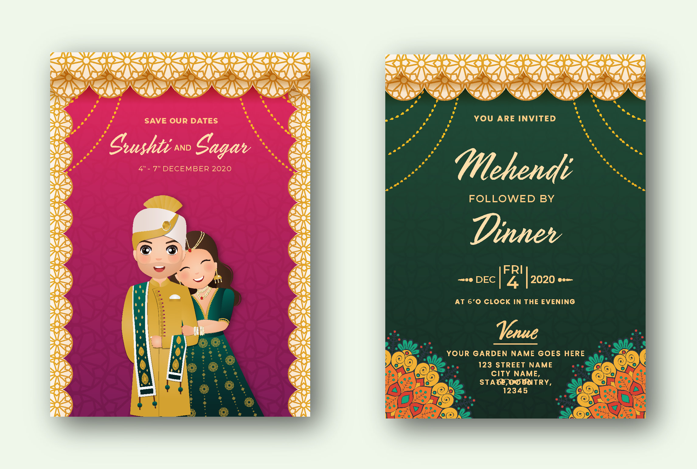 Design An Indian Wedding Card Invitation Lupon gov ph