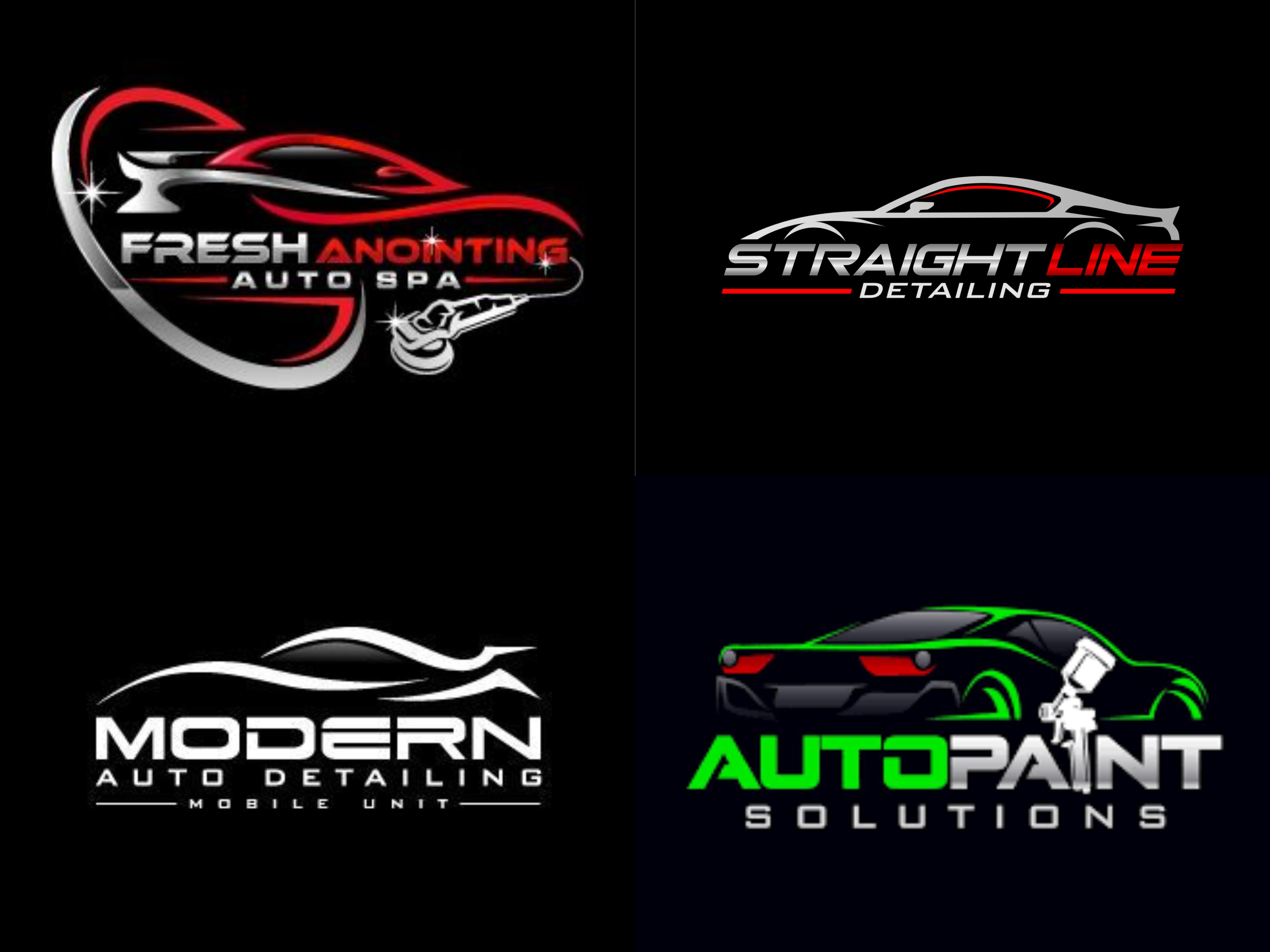 Do modern auto detailing auto mobile and car wash logo