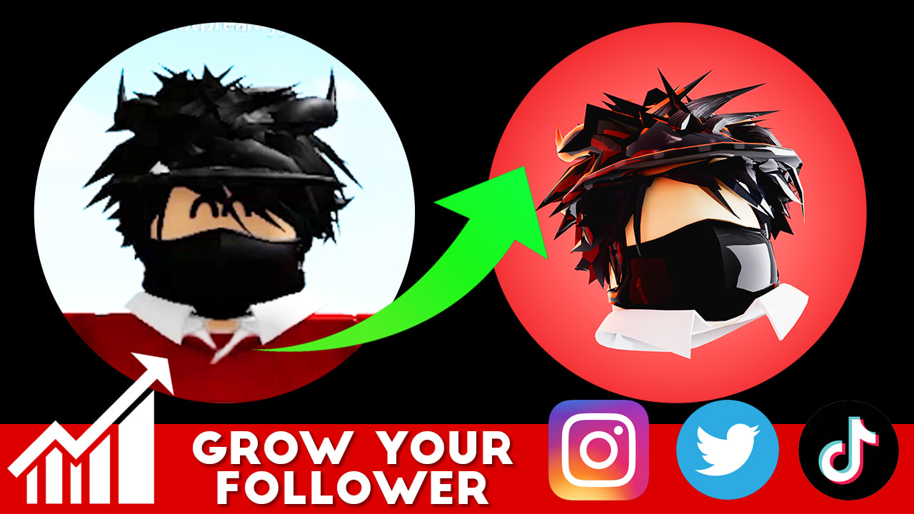 create a roblox gfx profile picture for any social media