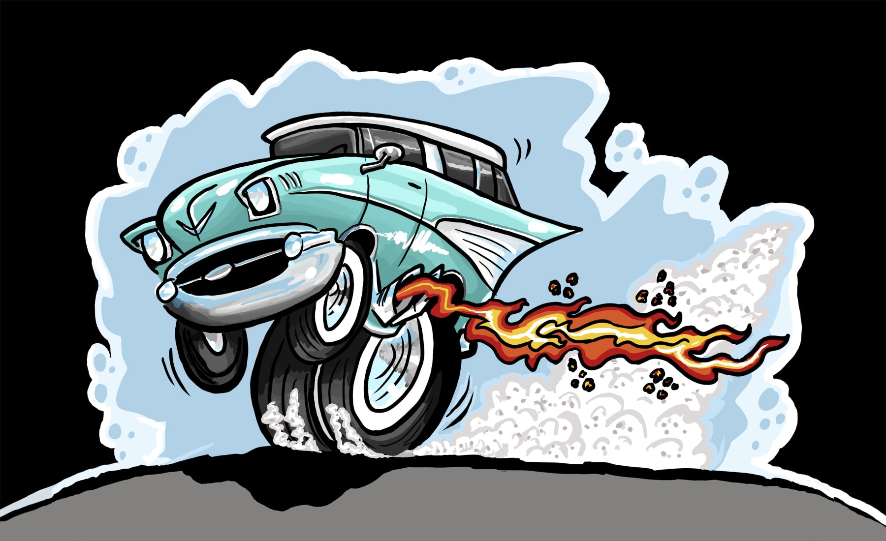 Draw a cartoon car by Toonimals | Fiverr
