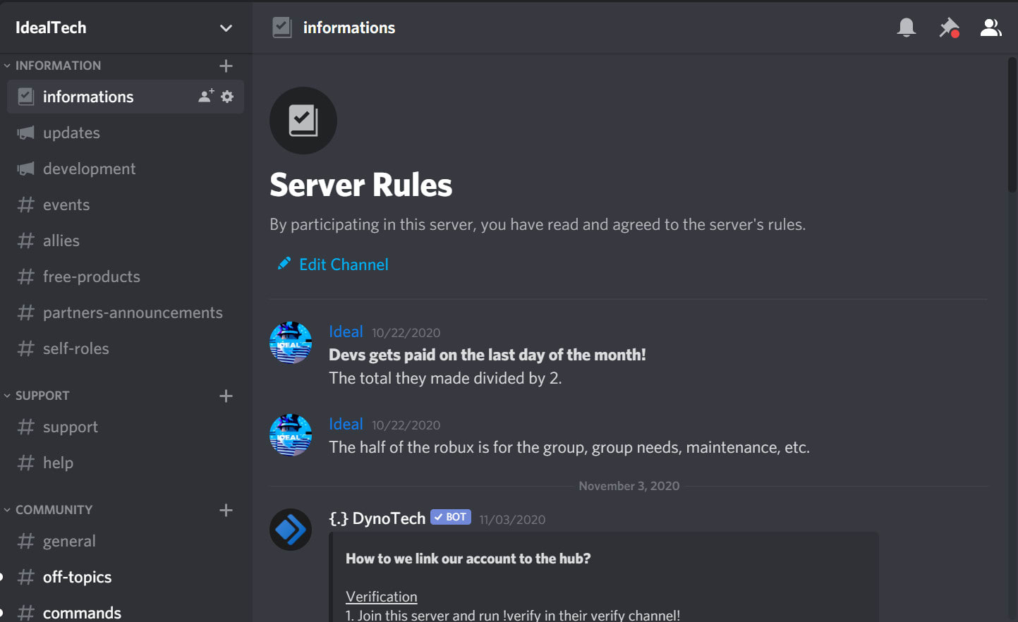 Make You A Roblox Related Discord Server By Idealboard Fiverr - roblox coding discord