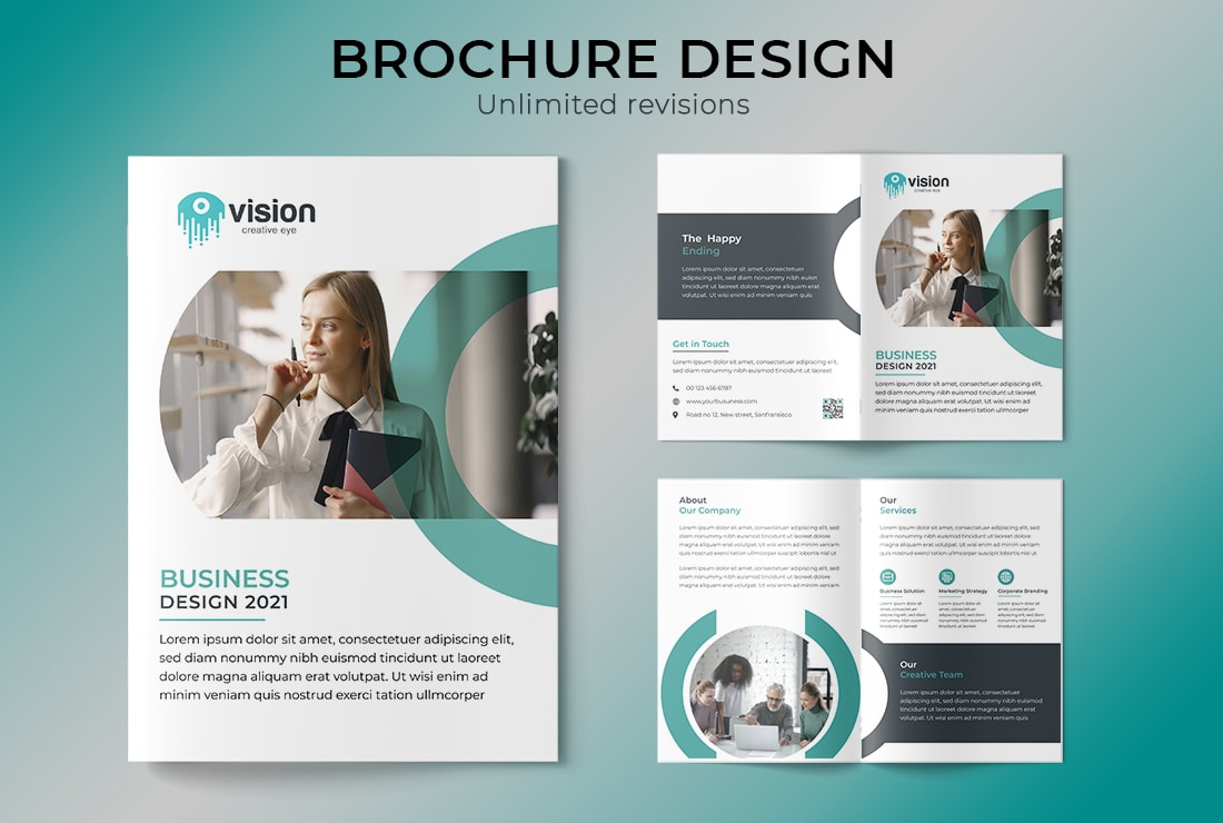 Design Elegant Corporate Brochure And Marketing Materials By Nurshadrahman Fiverr Modern office interior design elegant minimalist best luxury offices architect and decoration. design elegant corporate brochure and
