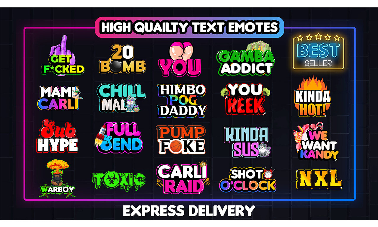 DADDY NAME TAG Twitch Emote / Twitch Emotes / Twitch Stream / 