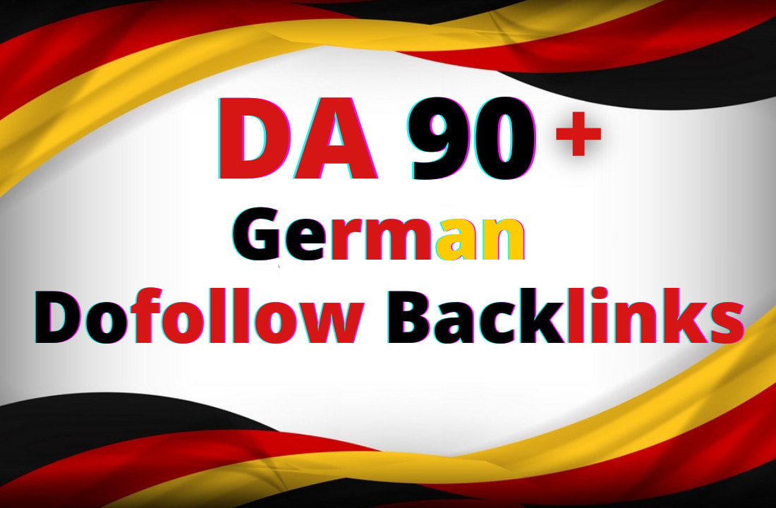 provide high quality dofollow german backlinks from high authority da 90 sites