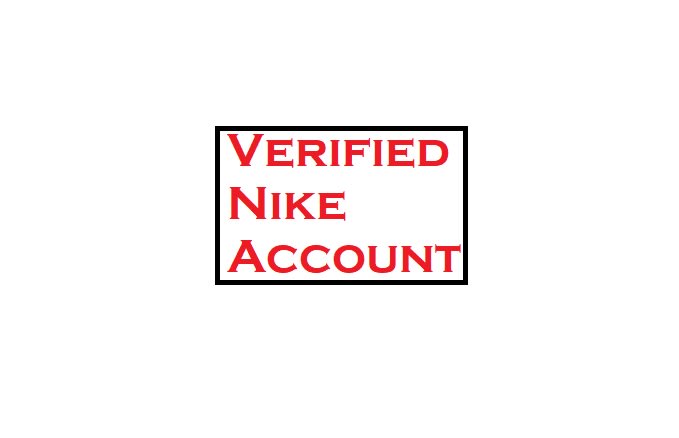 Create a verified nike snkrs account by 