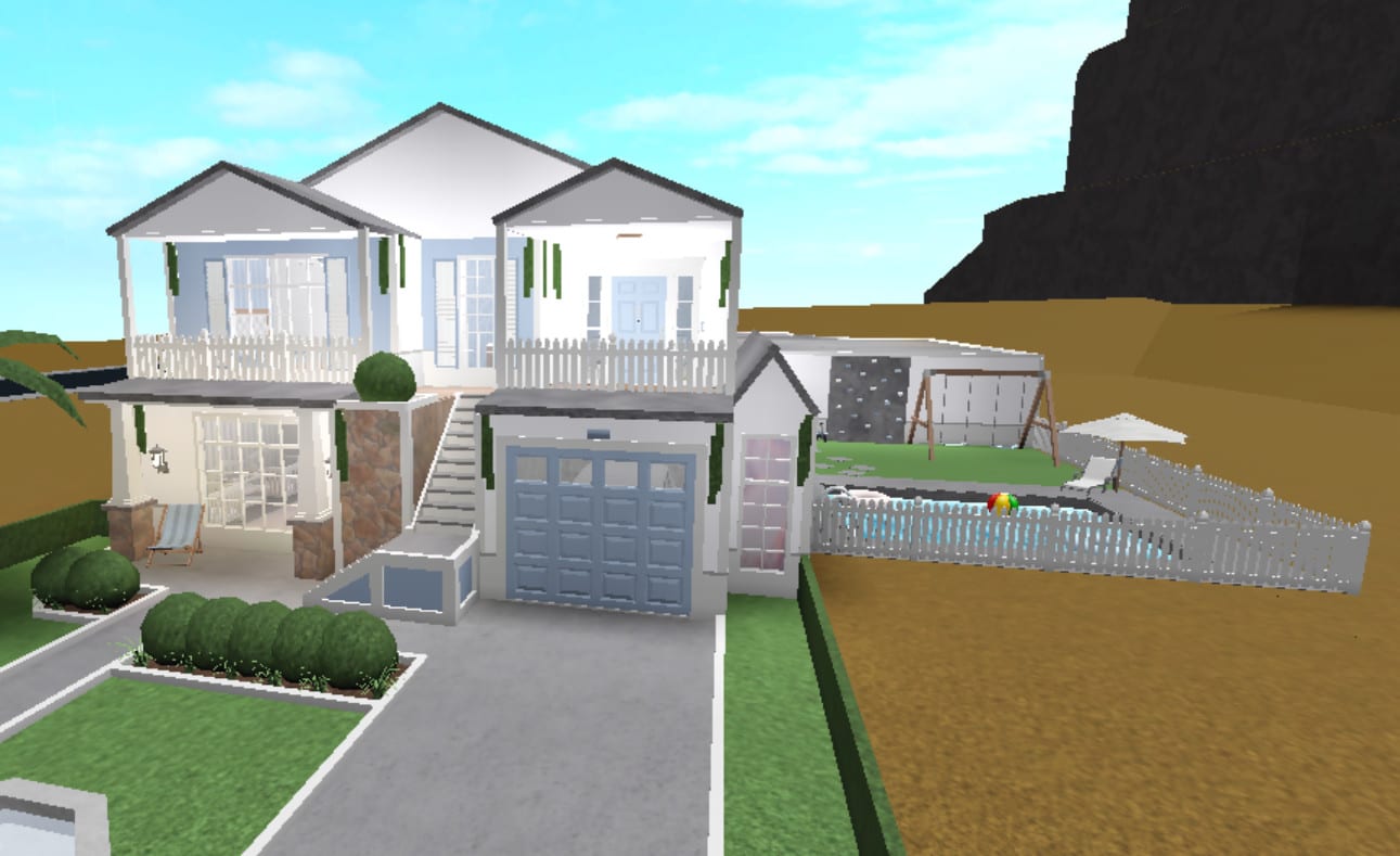 Bloxburg: Coastal Home, Roblox, House Build, Realistic Home in 2023