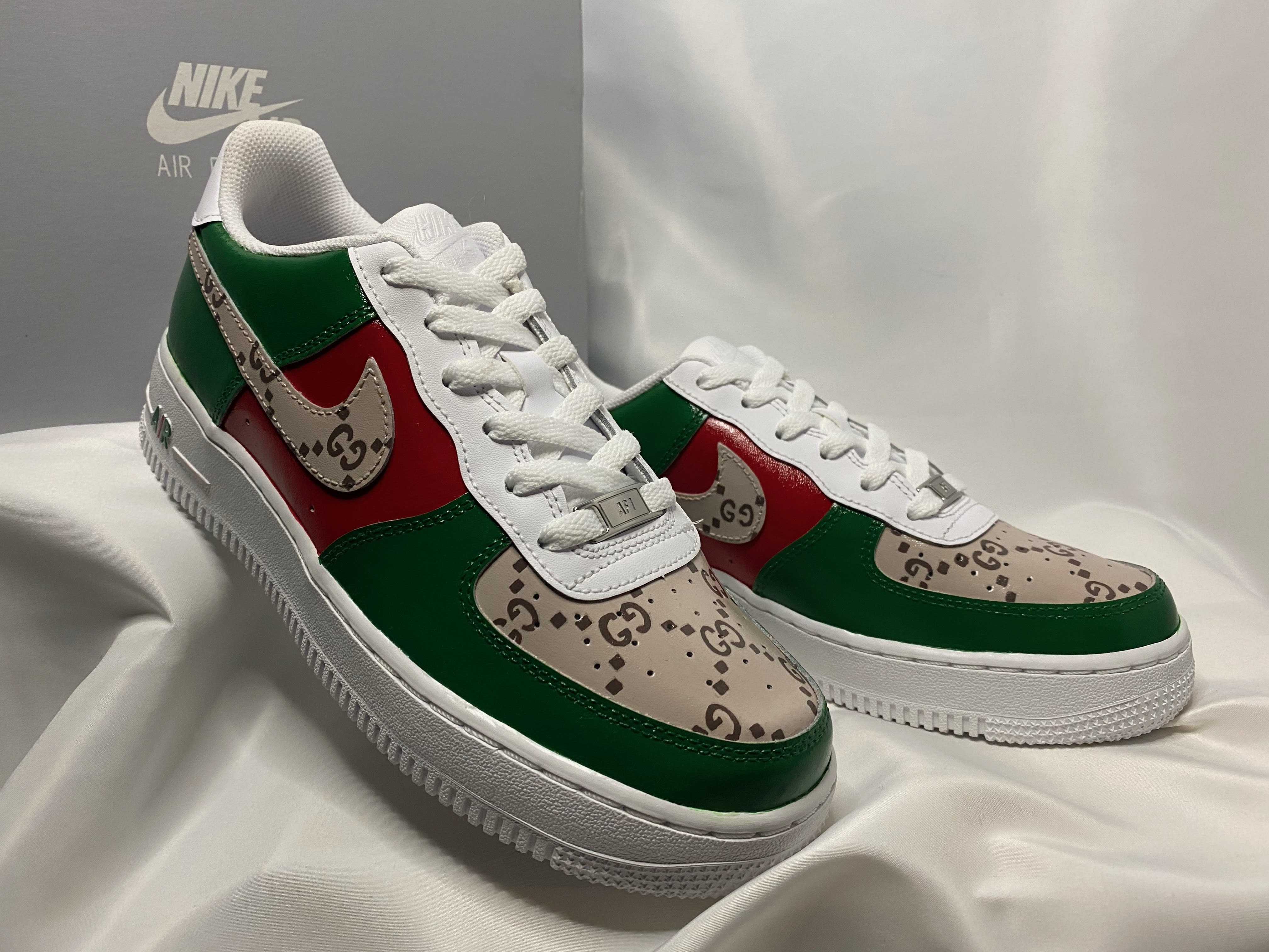 Gucci Fabric Inspired' Air Force 1