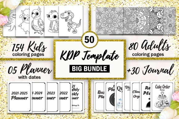 Download Provide Big Kdp Template Bundle Kdp Interior Coloring Book By Cristianmehdi Fiverr