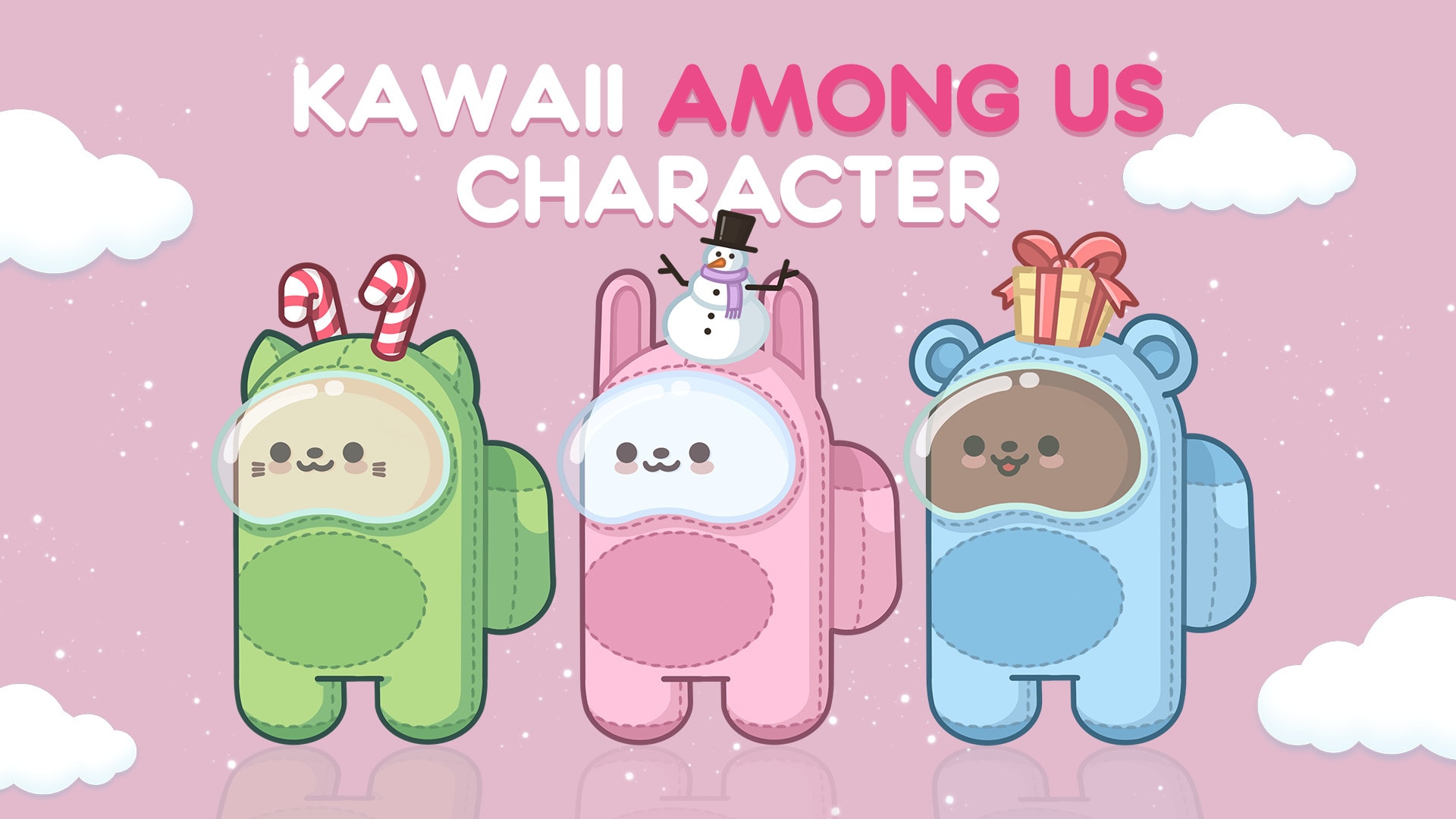 Draw Cute Kawaii Custom Among Us Character By Destroybunny Fiverr