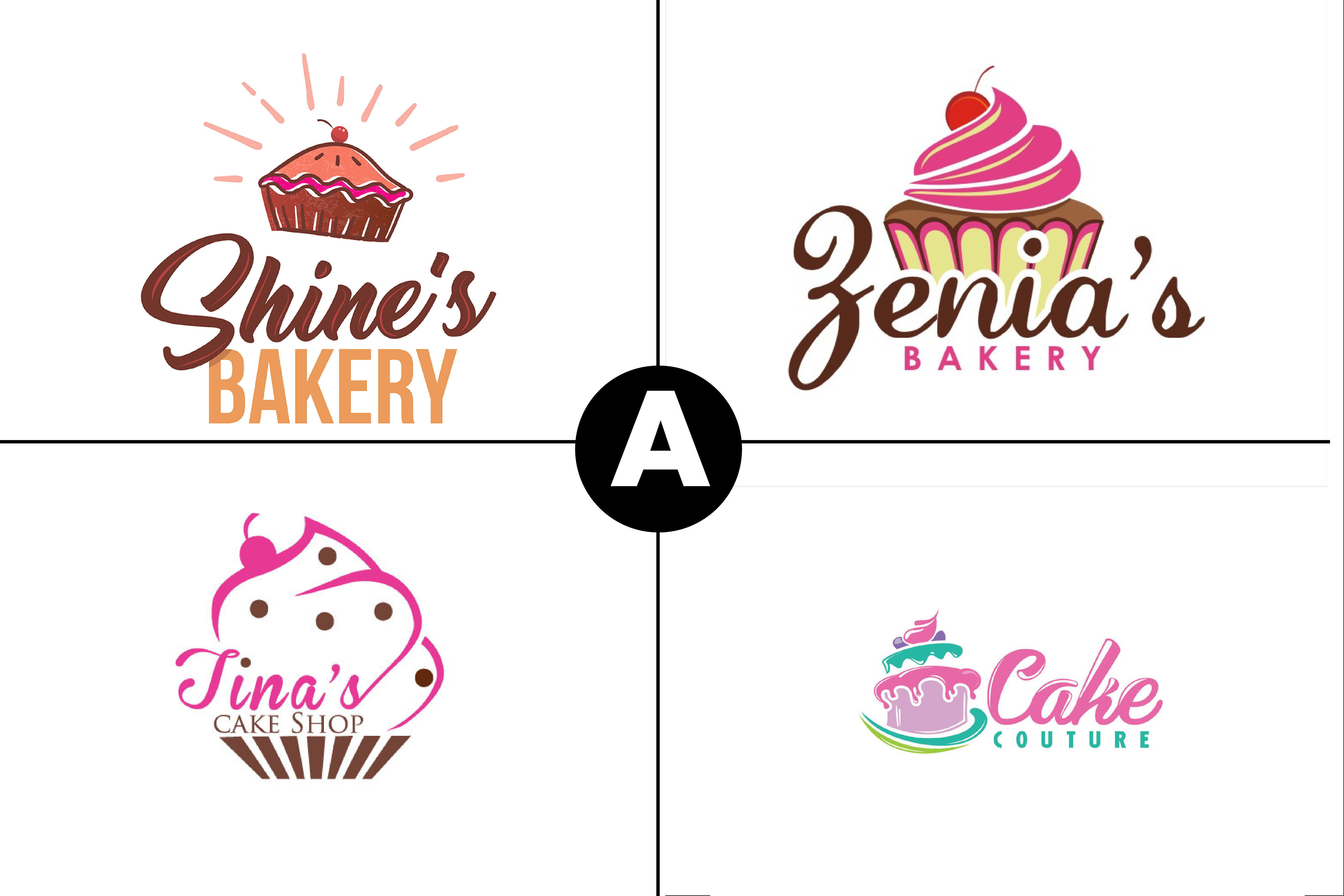 Cake Shop Logo Template | Branding & Logo Templates ~ Creative Market
